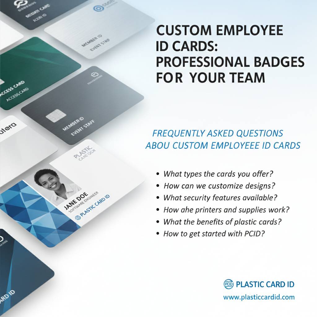 Frequently Asked Questions About Custom Employee ID Cards