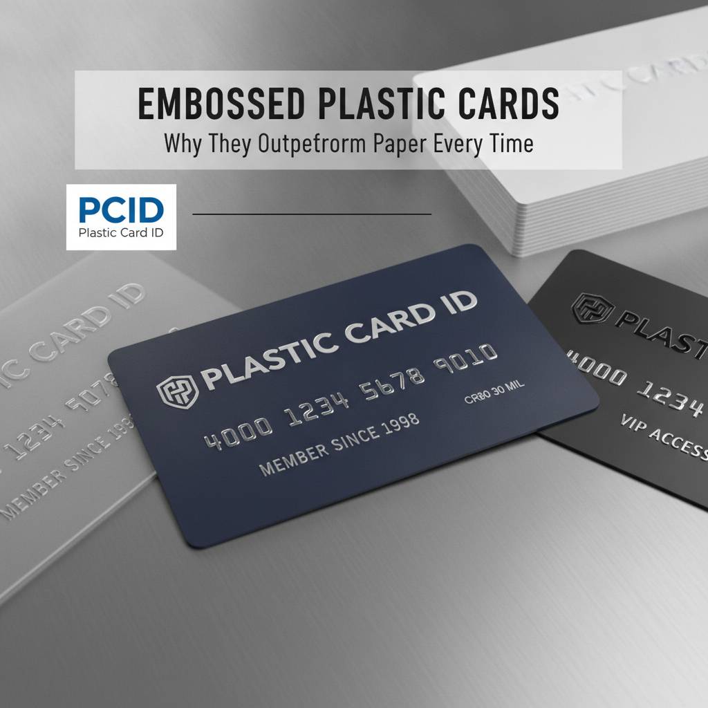Why Embossed Plastic Cards Outperform Paper Every Time